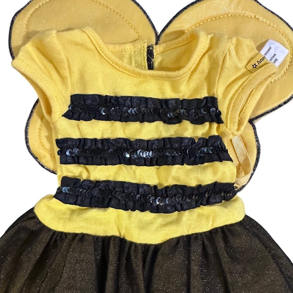 American Girl Bee Costume Dress With Sequin Stripes dress and wings only 2014 - Picture 6 of 10